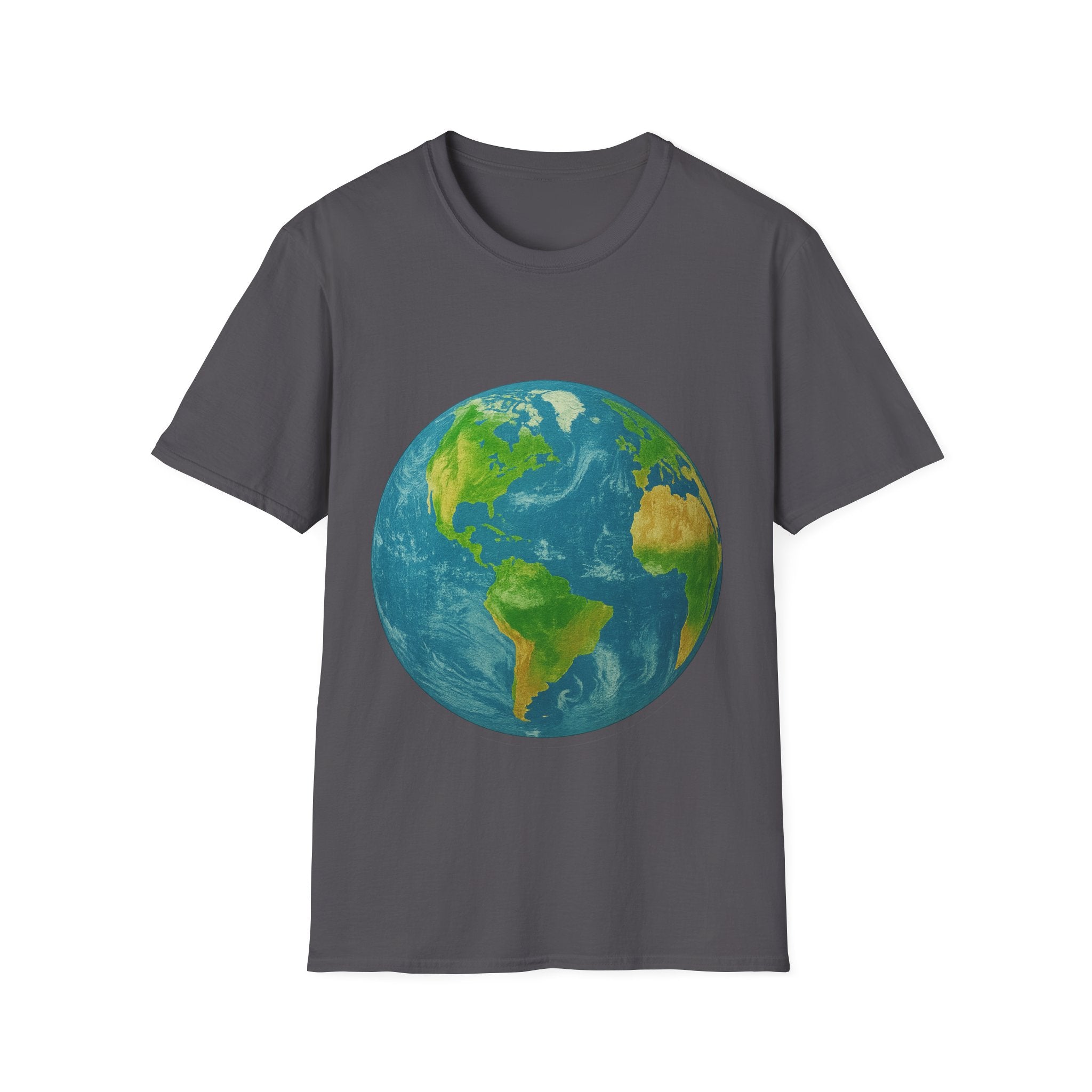 3D Earth Print Unisex T-Shirt (Men & Women)