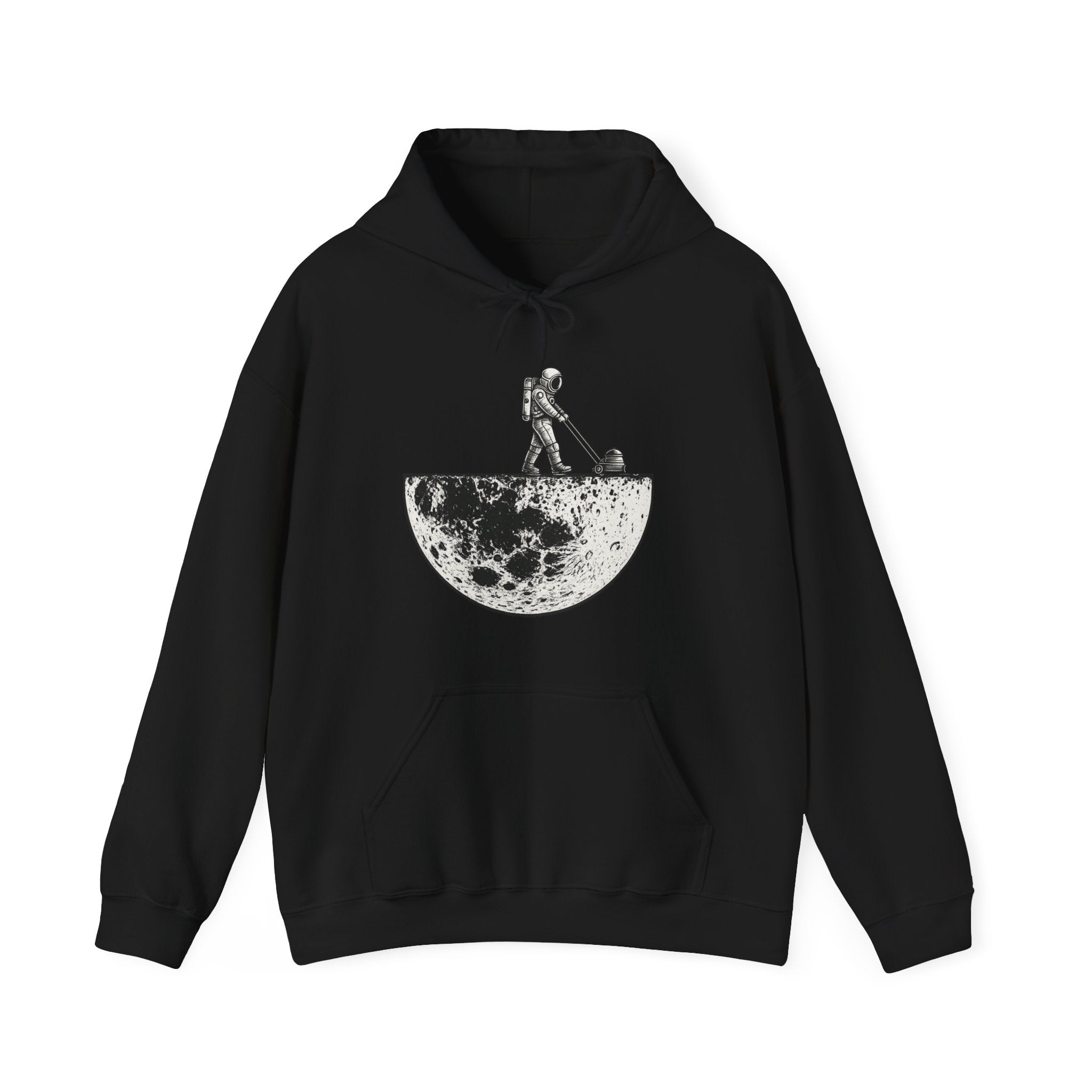 Astronaut Hoodie — Minimal Space Graphic Pullover