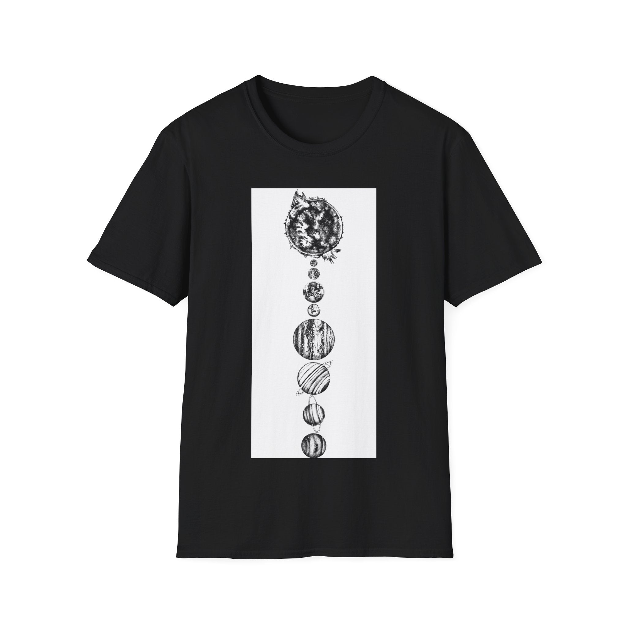 Planets T‑Shirt — Celestial Solar System Graphic Tee