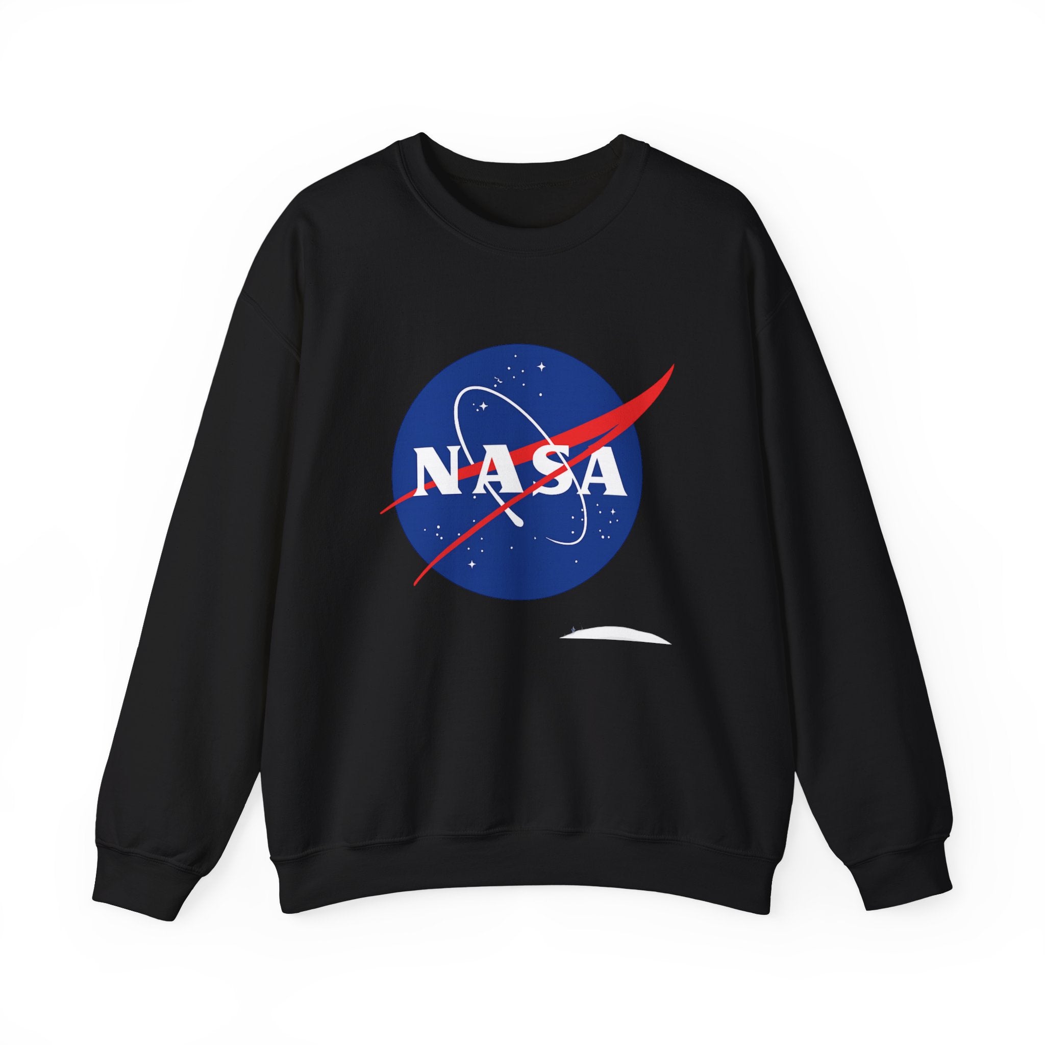 NASA Logo Crewneck Sweatshirt — Retro Space Graphic Pullover