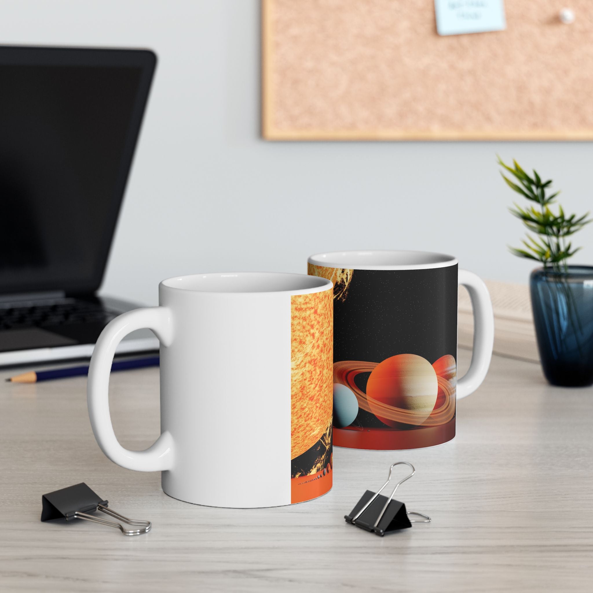 Solar System Mug — Colorful Planet Coffee Cup (11oz, 15oz)