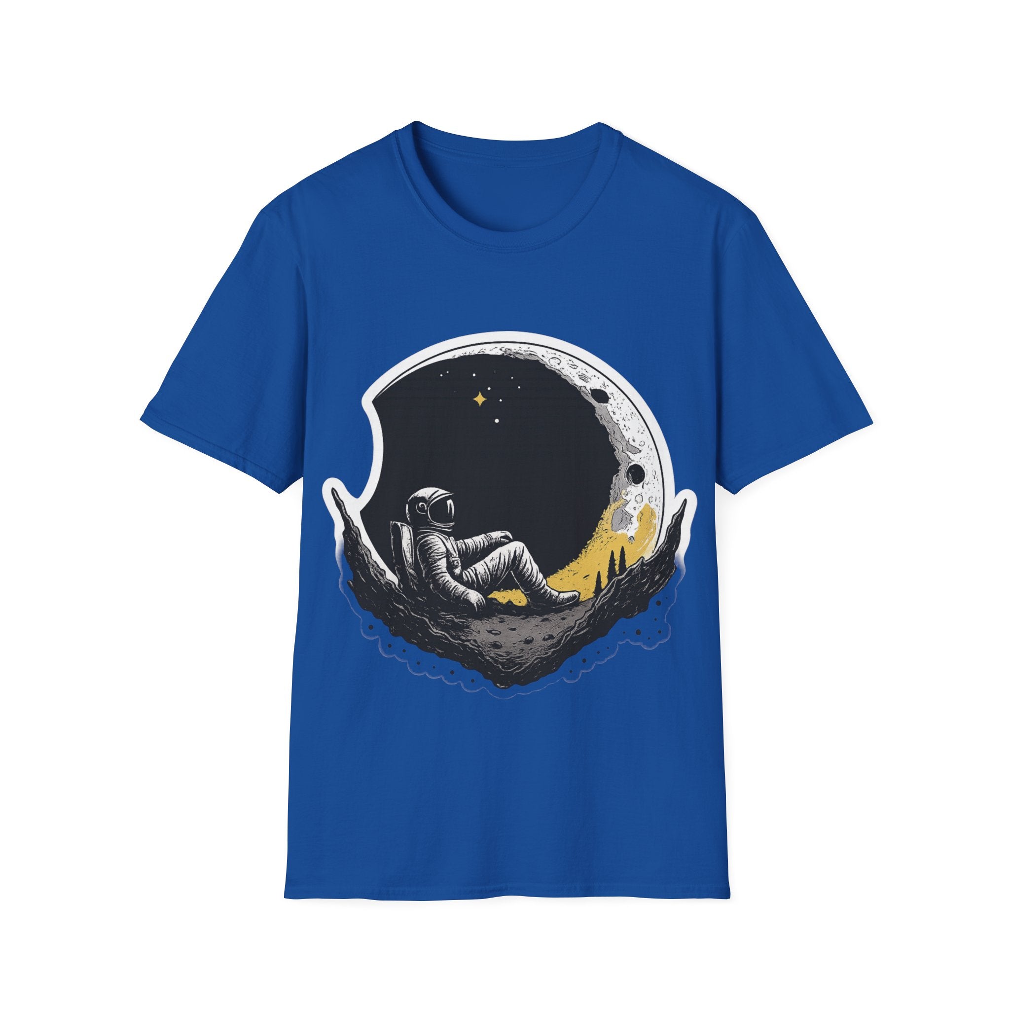 Astronaut on the Moon T-Shirt — Space Moon Graphic Tee