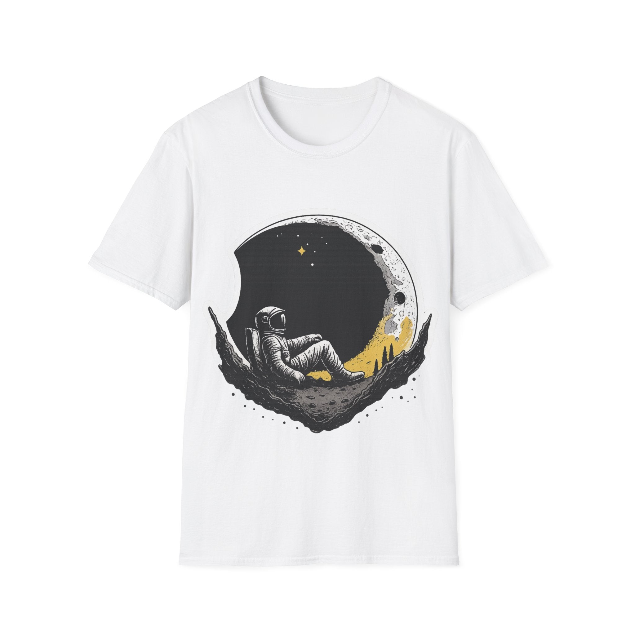 Astronaut on the Moon T-Shirt — Space Moon Graphic Tee