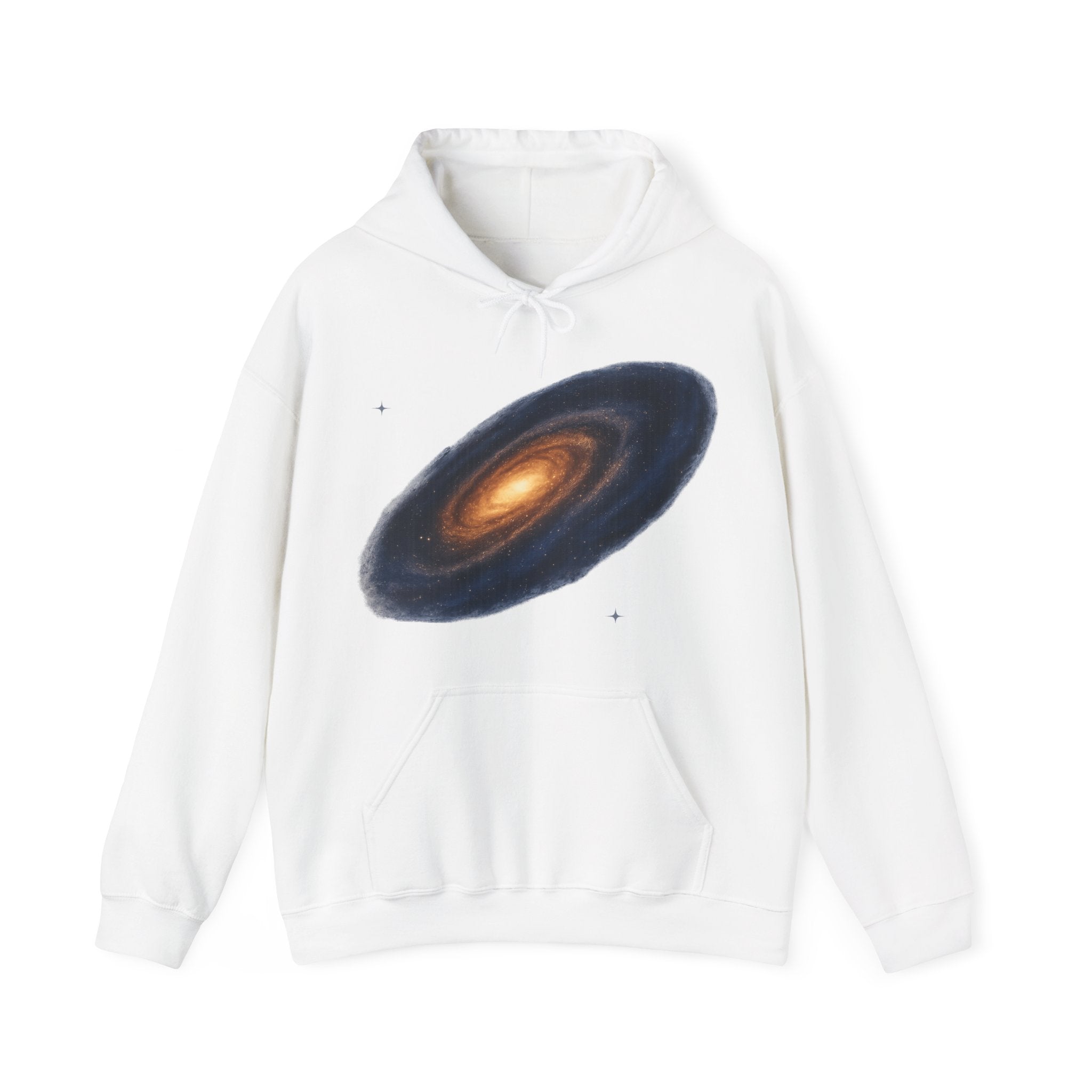 Galaxy Spiral Hoodie — Vintage Cosmic Milky Way Design