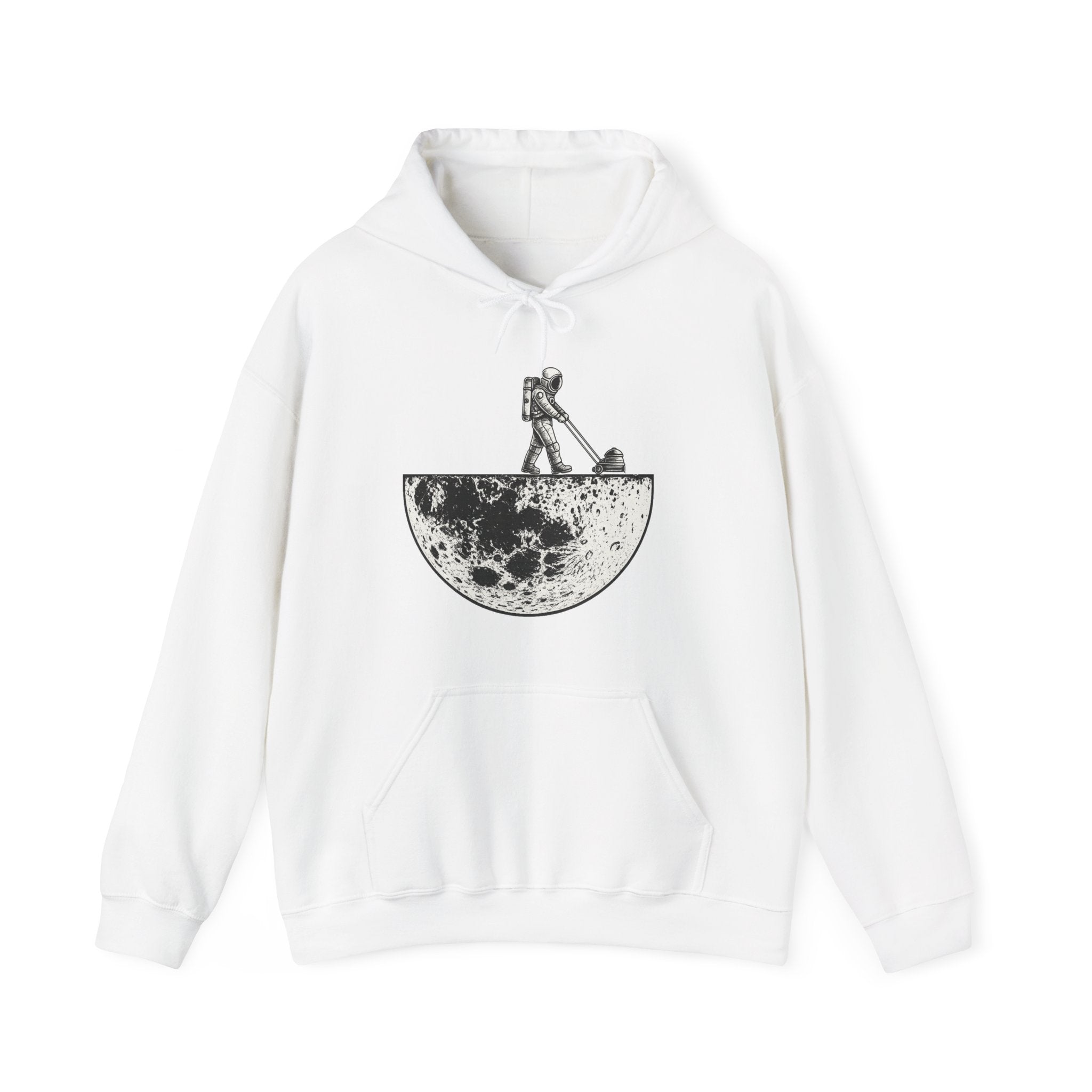 Astronaut Hoodie — Minimal Space Graphic Pullover