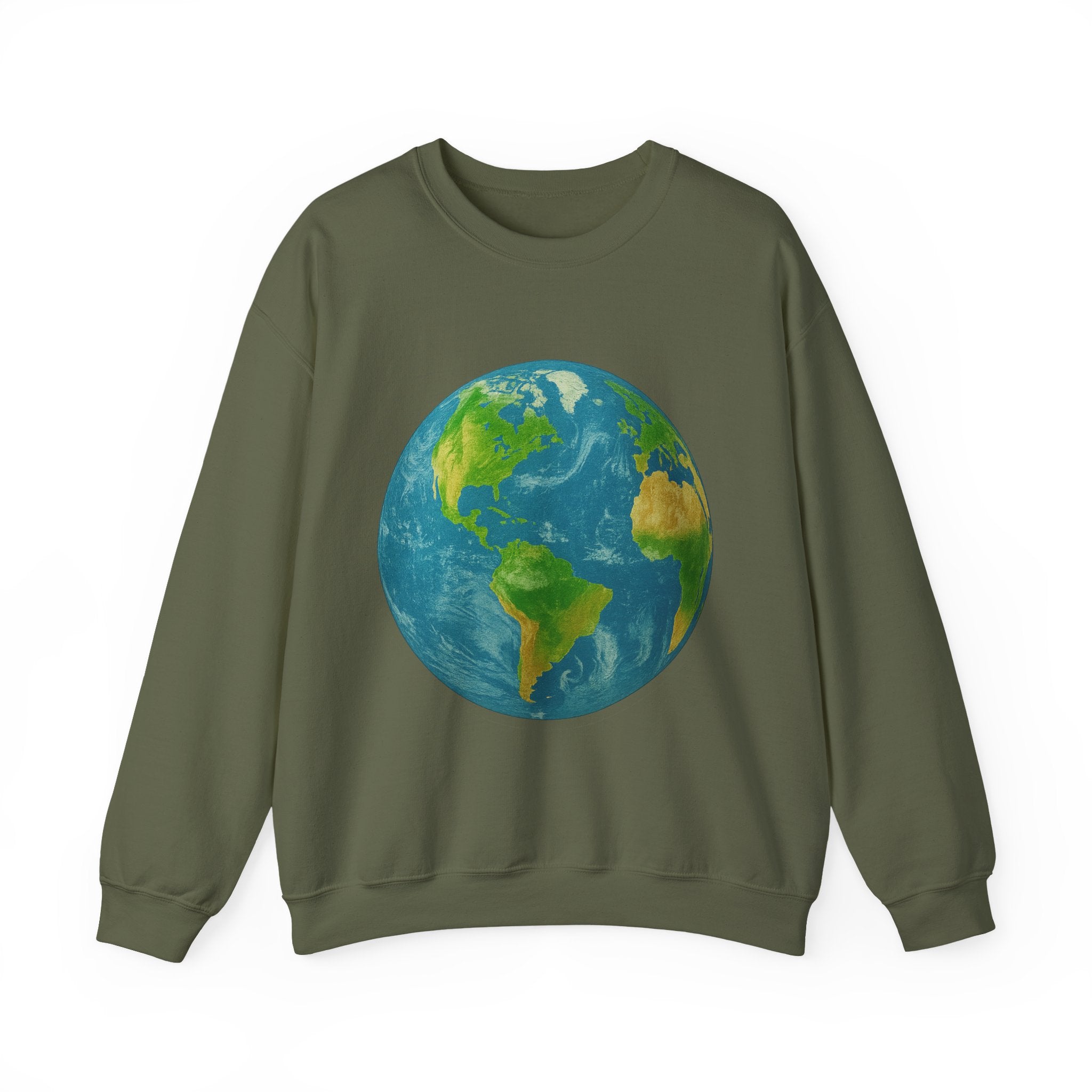 Earth Graphic Unisex Sweatshirt (Men & Women)
