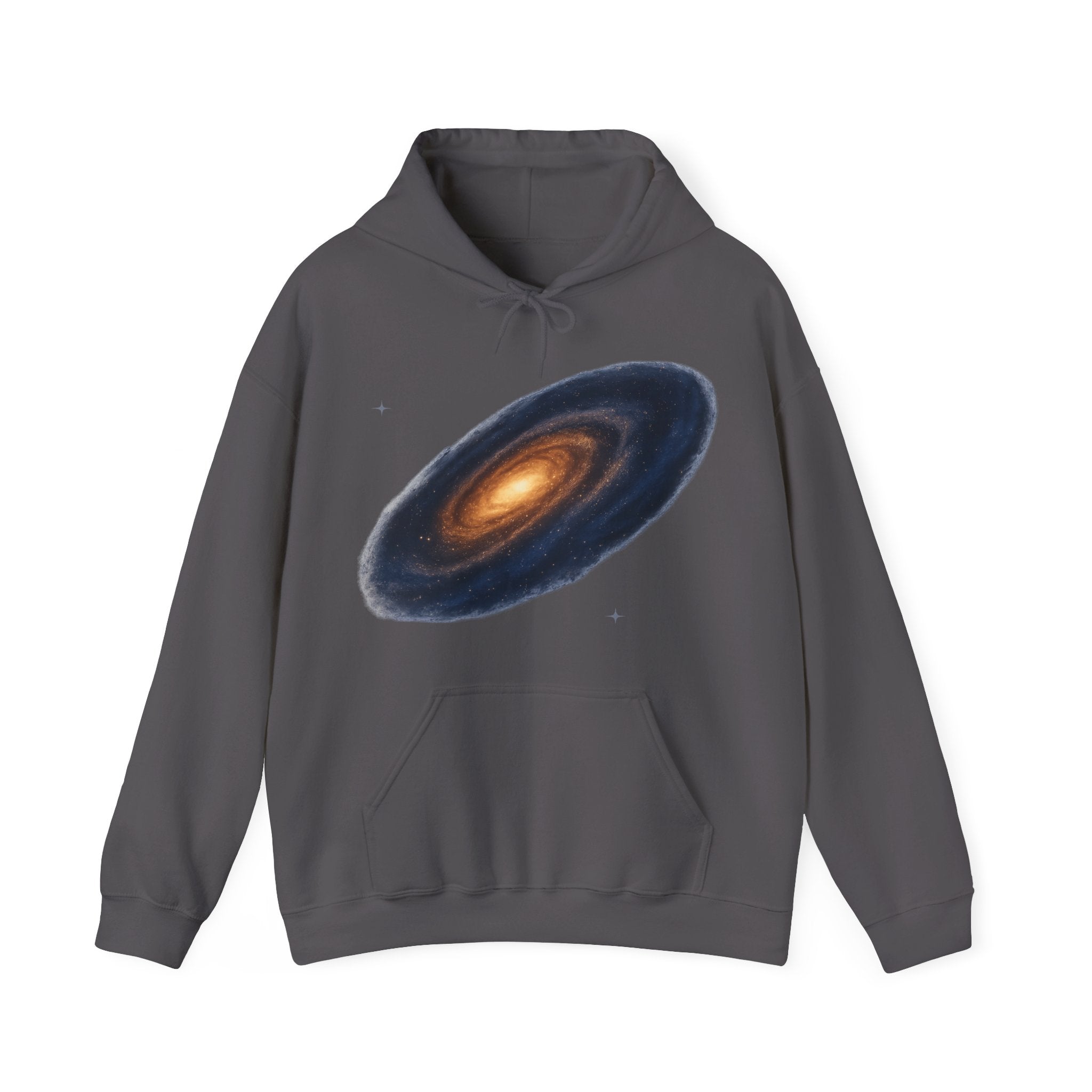 Galaxy Spiral Hoodie — Vintage Cosmic Milky Way Design