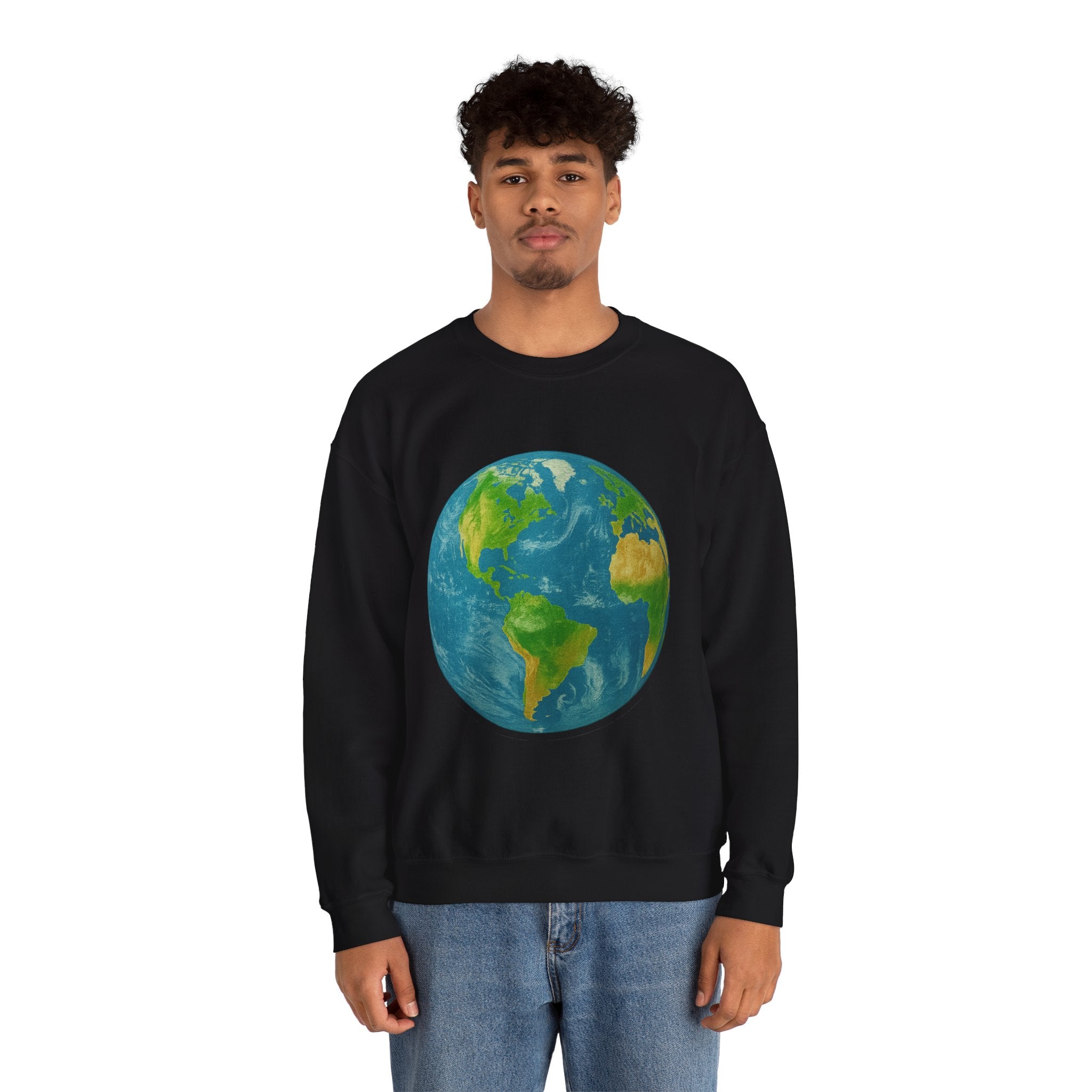Earth Graphic Unisex Sweatshirt (Men & Women)