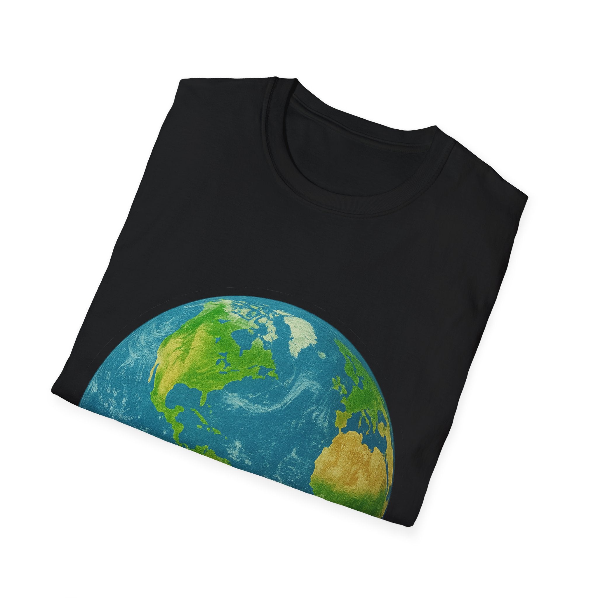 3D Earth Print Unisex T-Shirt (Men & Women)