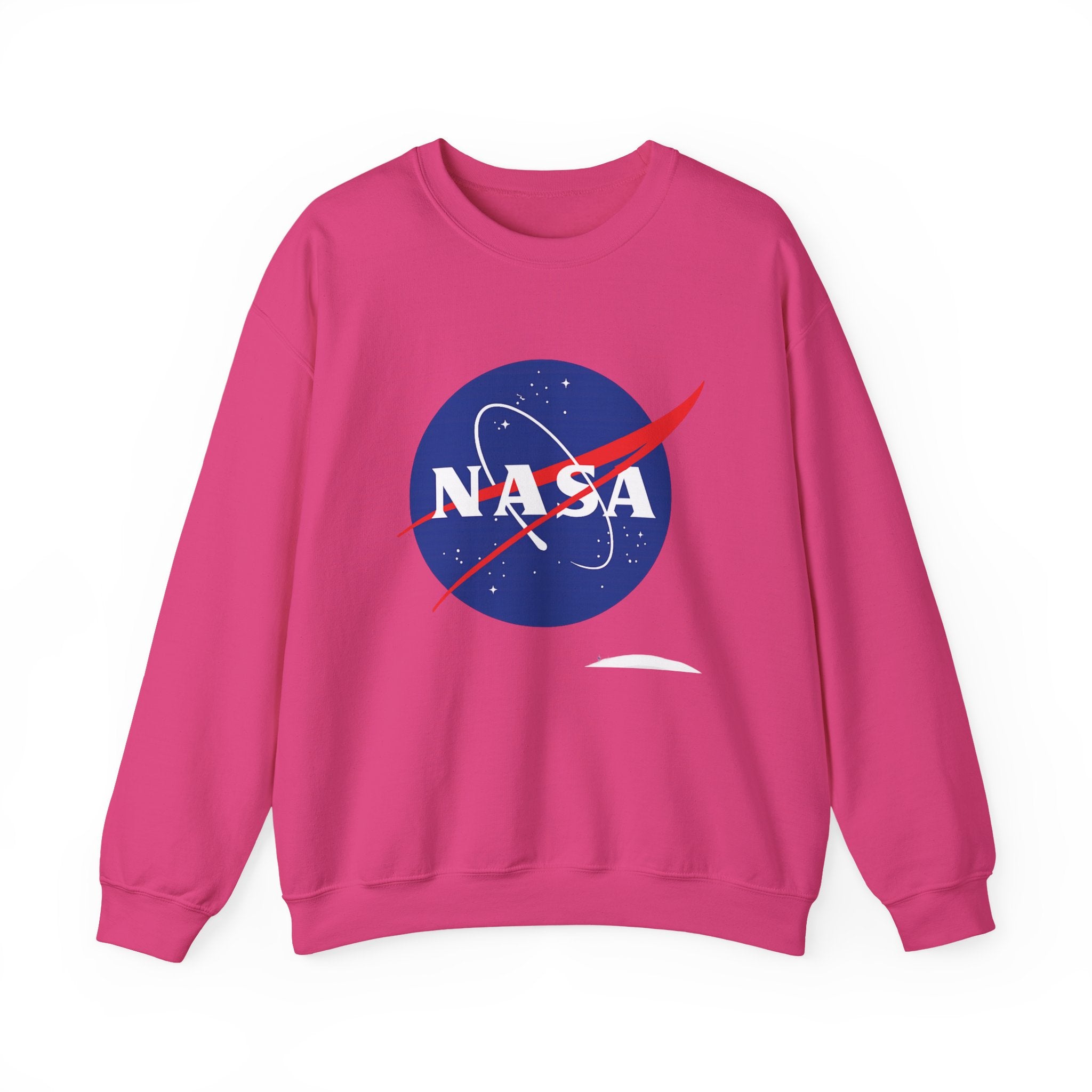 NASA Logo Crewneck Sweatshirt — Retro Space Graphic Pullover