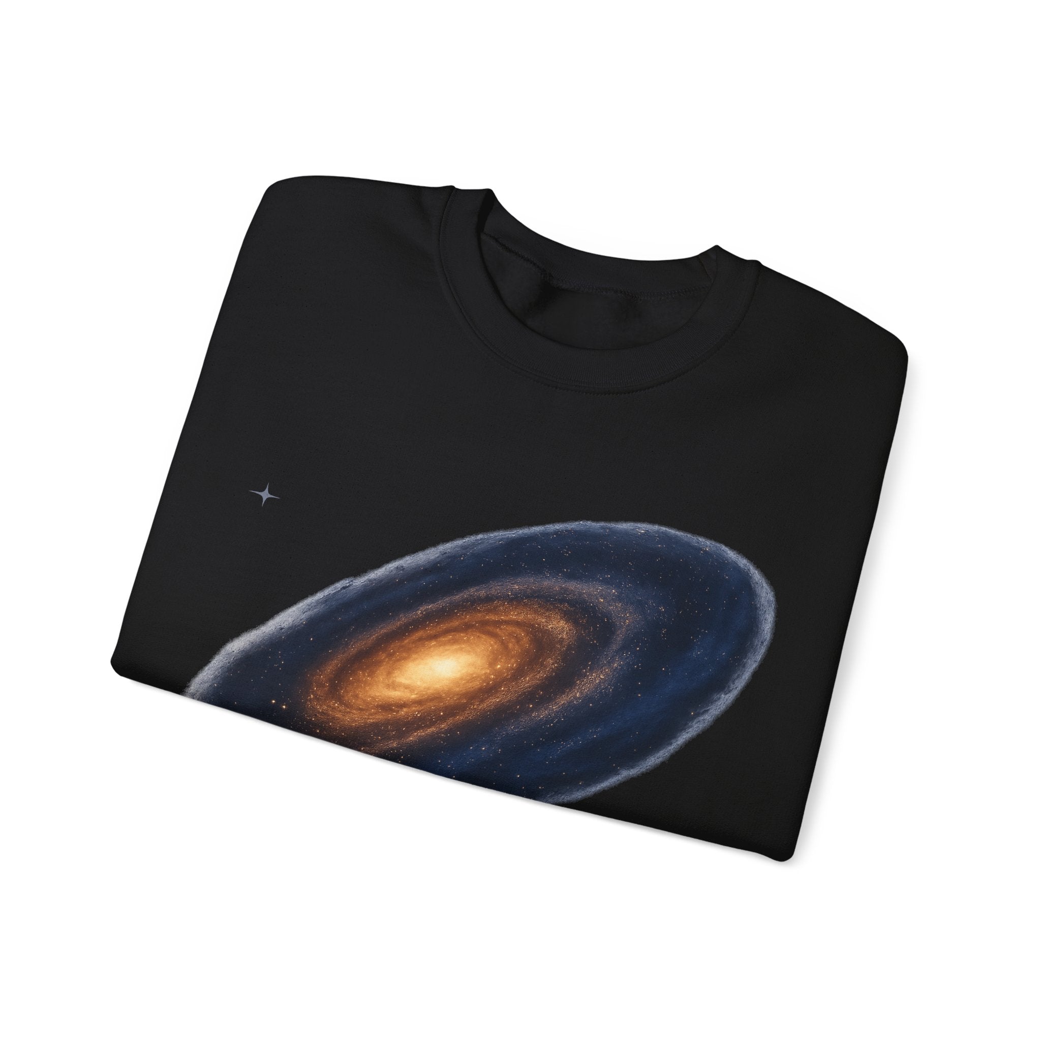 Galaxy Spiral Crewneck Sweatshirt — Cosmic Space Art Pullover