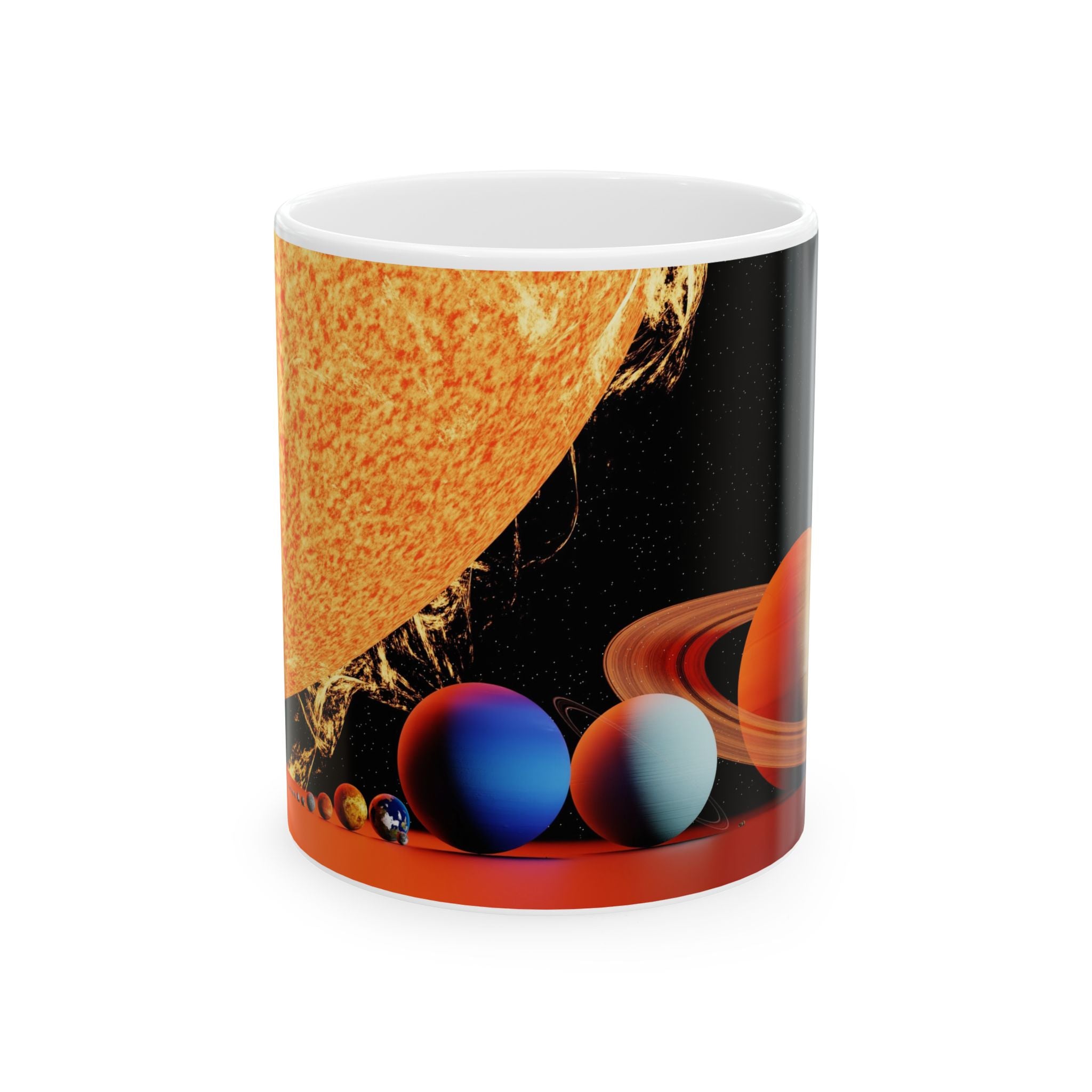 Solar System Mug — Colorful Planet Coffee Cup (11oz, 15oz)