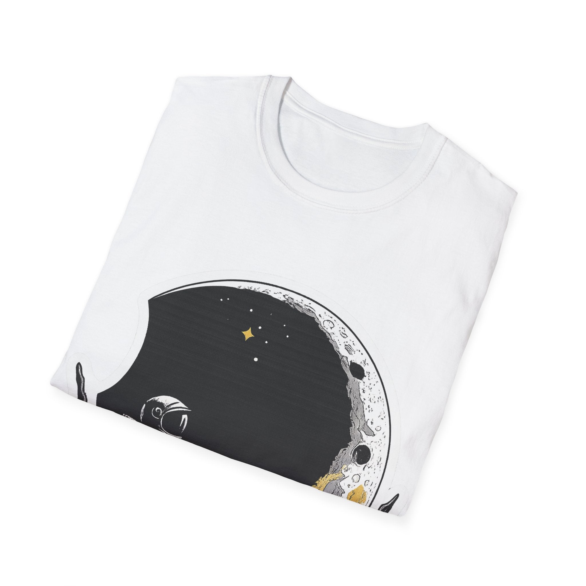 Astronaut on the Moon T-Shirt — Space Moon Graphic Tee