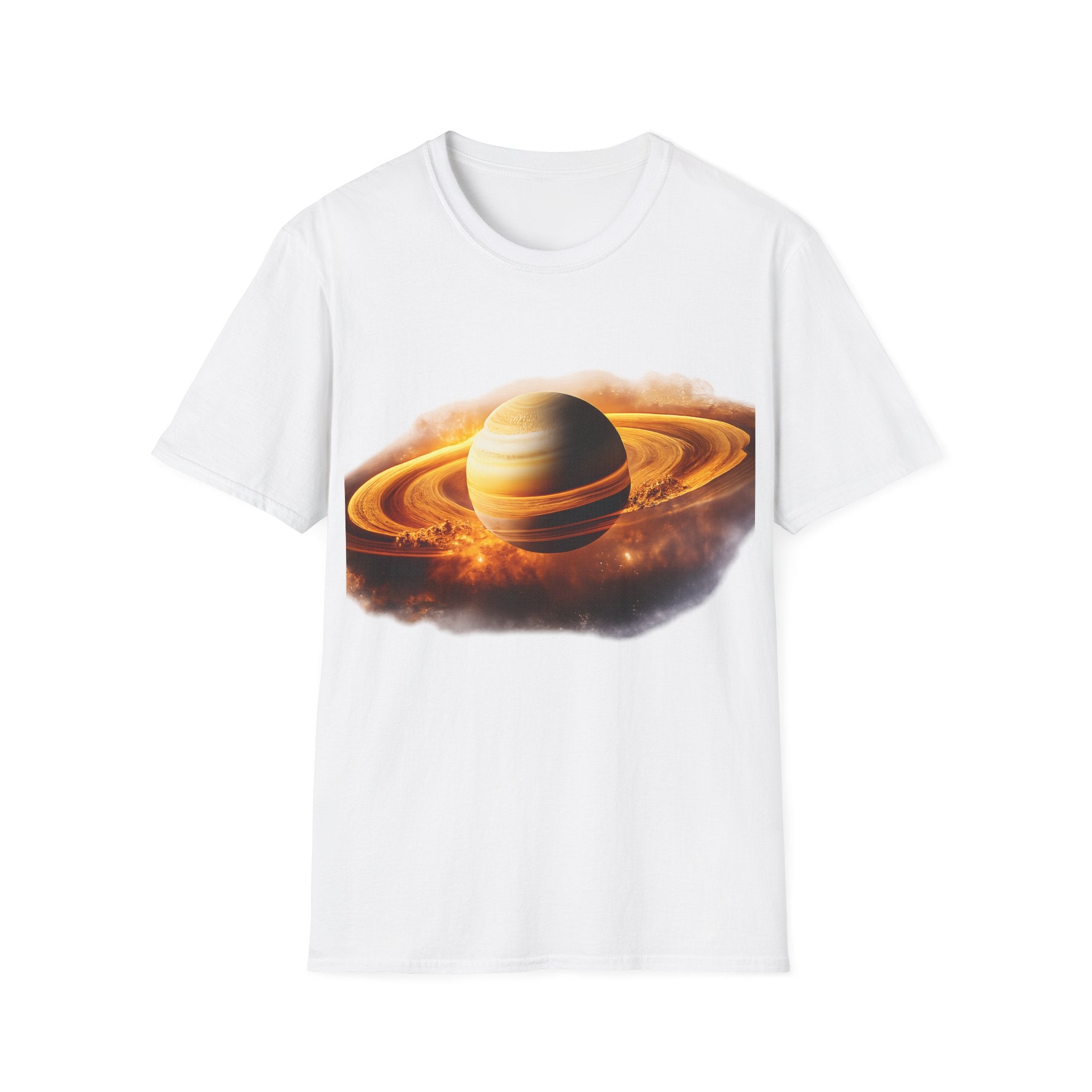 Saturn Rings Graphic T-Shirt — Cosmic Planet Art Tee