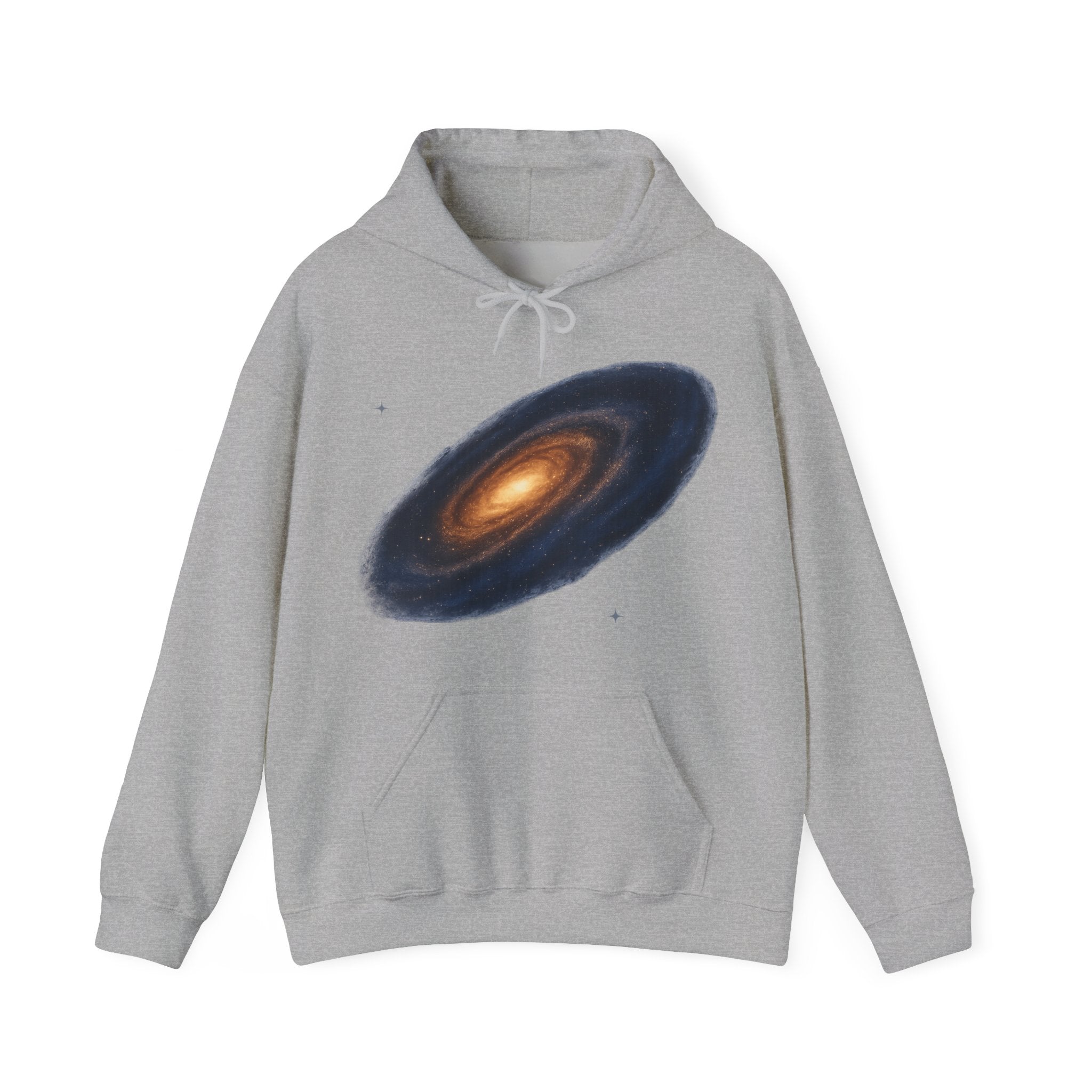 Galaxy Spiral Hoodie — Vintage Cosmic Milky Way Design