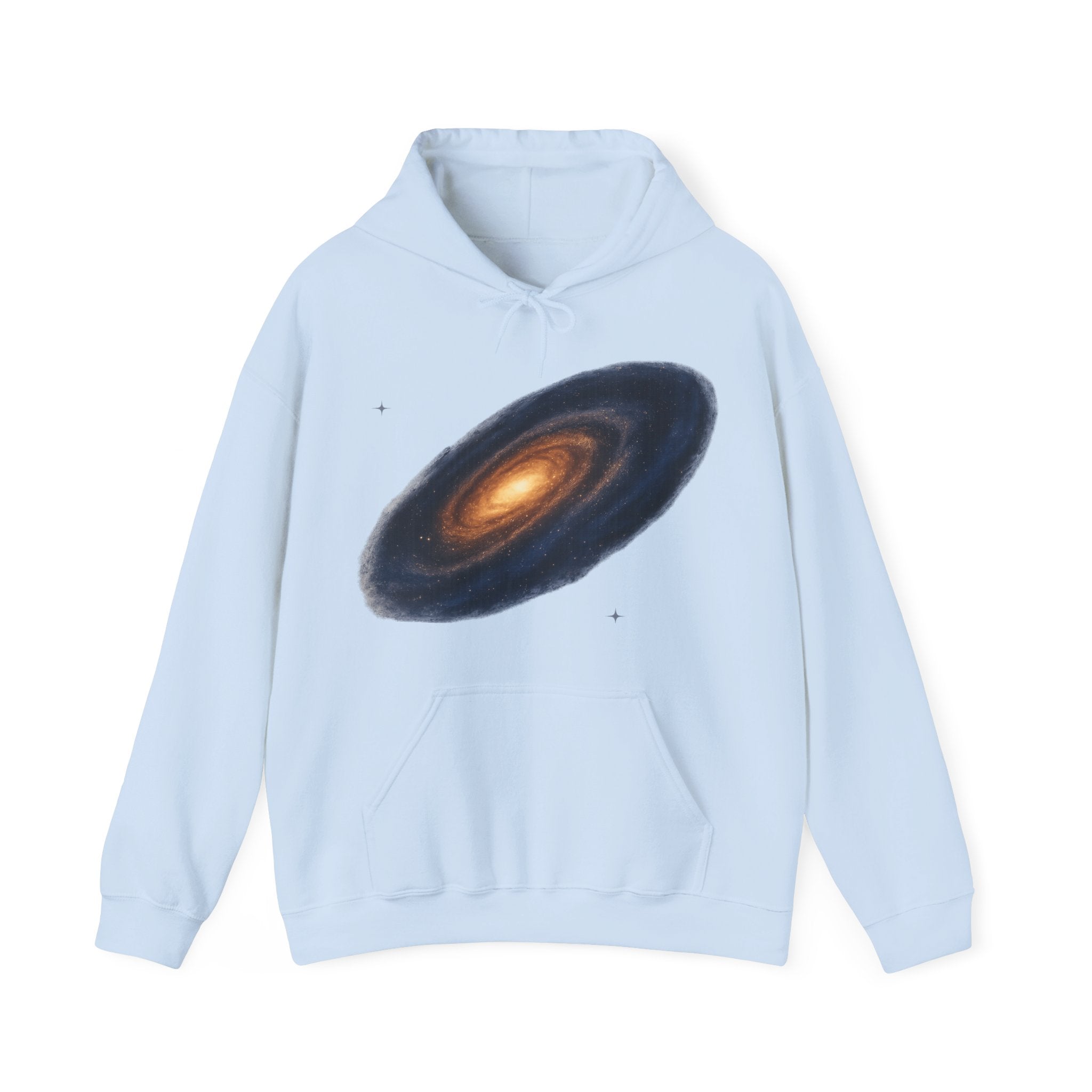 Galaxy Spiral Hoodie — Vintage Cosmic Milky Way Design