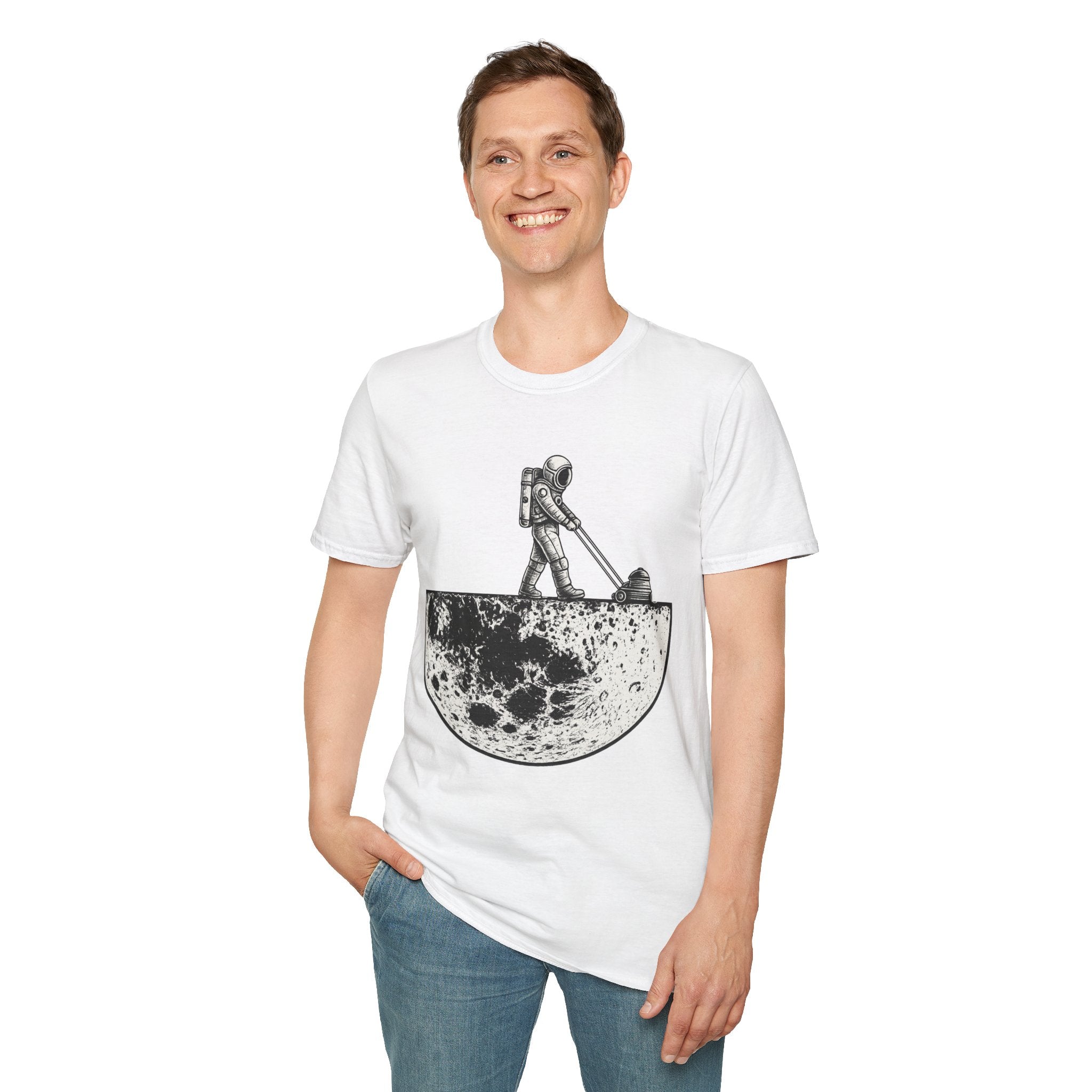 Astronaut on the Moon T-Shirt — Space Explorer Graphic Tee